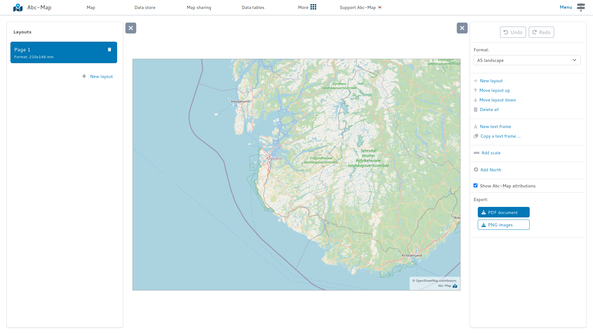 The Abc-Map attributions checkbox